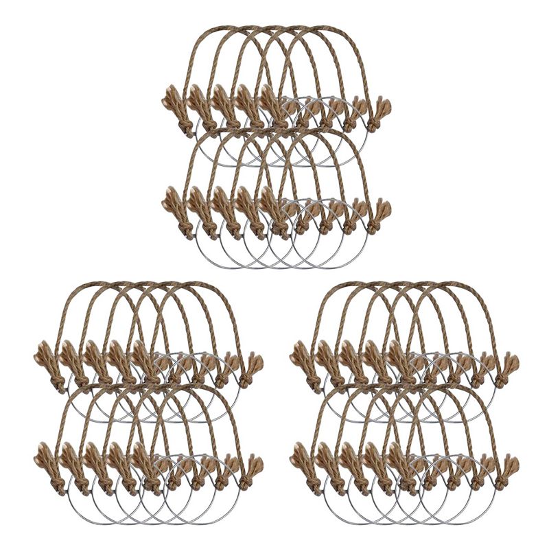 Mason Jar Wide Mouth - Hangers For Mason Jar,Linen Rope Handles
