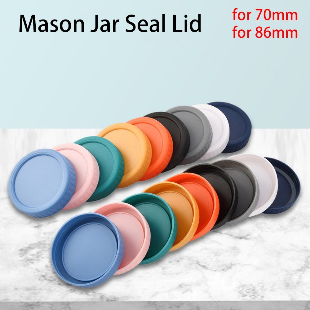Mason Jar Wide Mouth - 6Pcs 70mm 86mm Mason Jar Lids