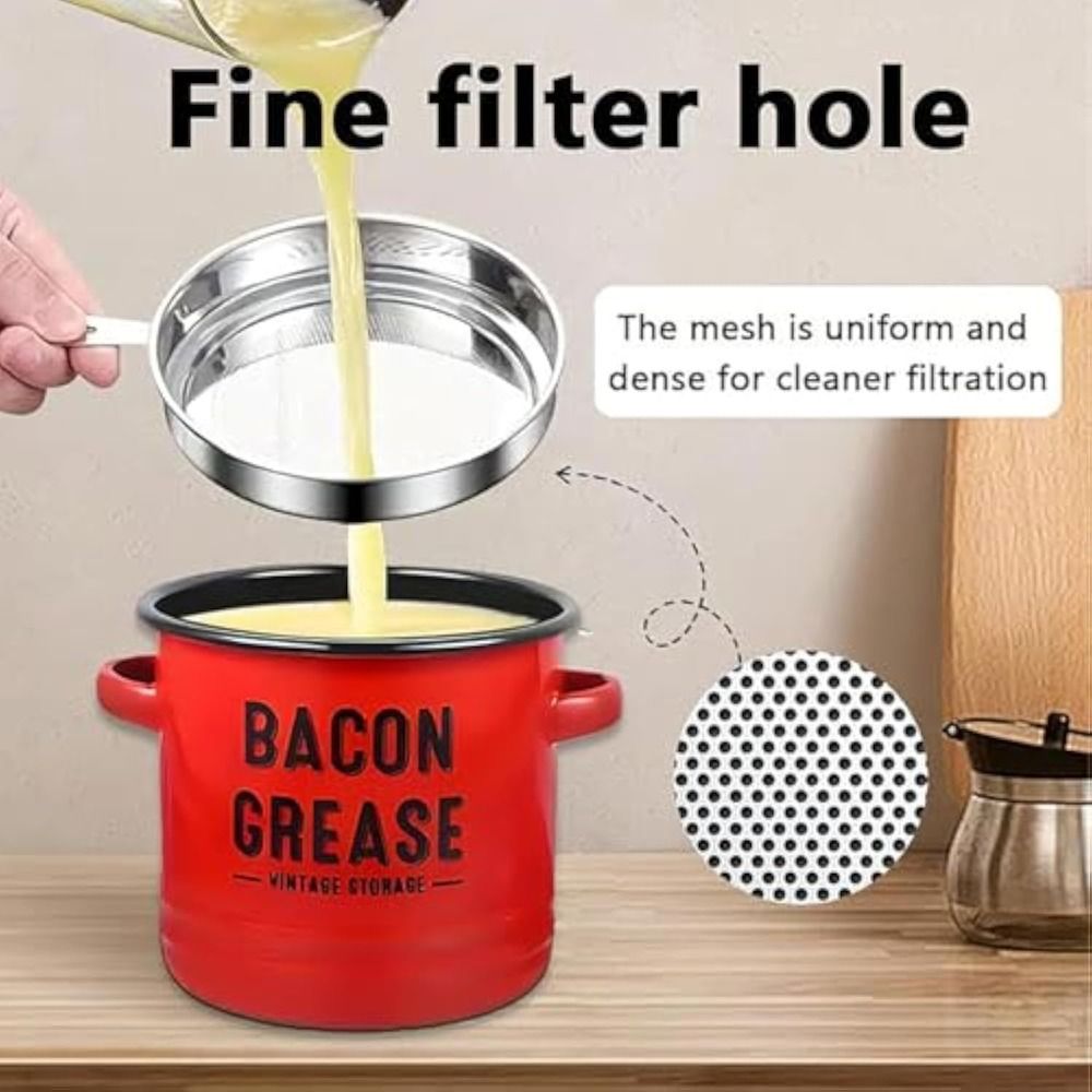 Food Storage News - New Large 46 Oz Bacon Grease