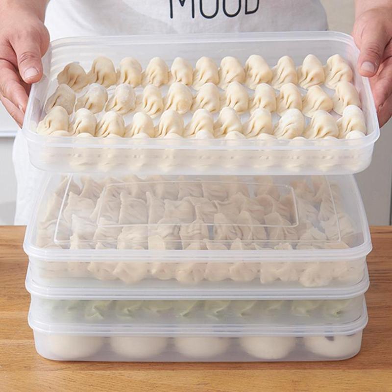 Food Storage Cabinet For Kitchen - Transparent Kitchen Storage Box Refrigerator Organizer