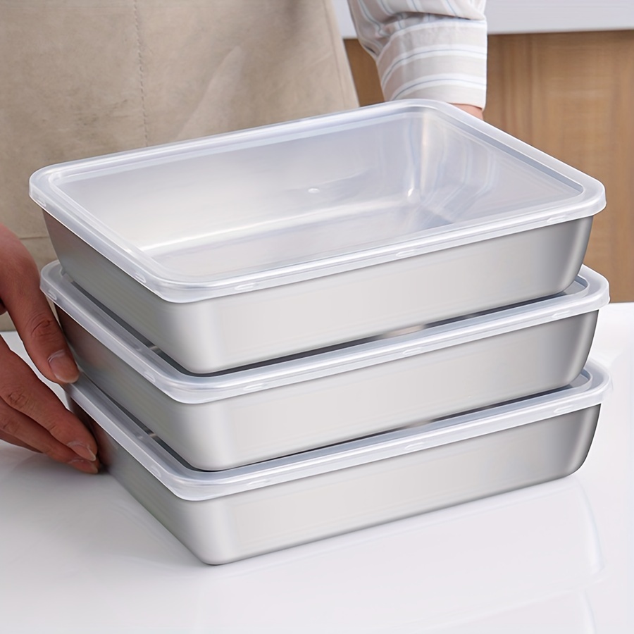 Food Storage Pantry - 1-3PCS Stainless Steel Food Storage Containers