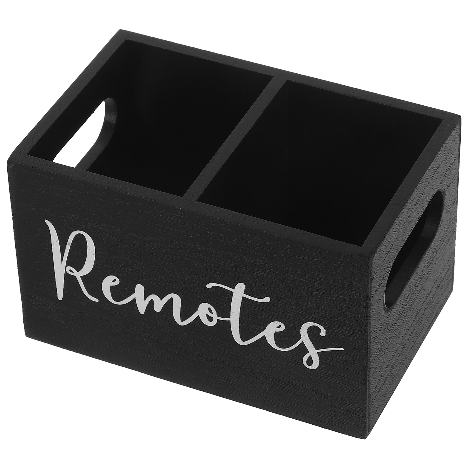 Food Storage Organizer - Wooden Remote Control Holder Desk Organizer