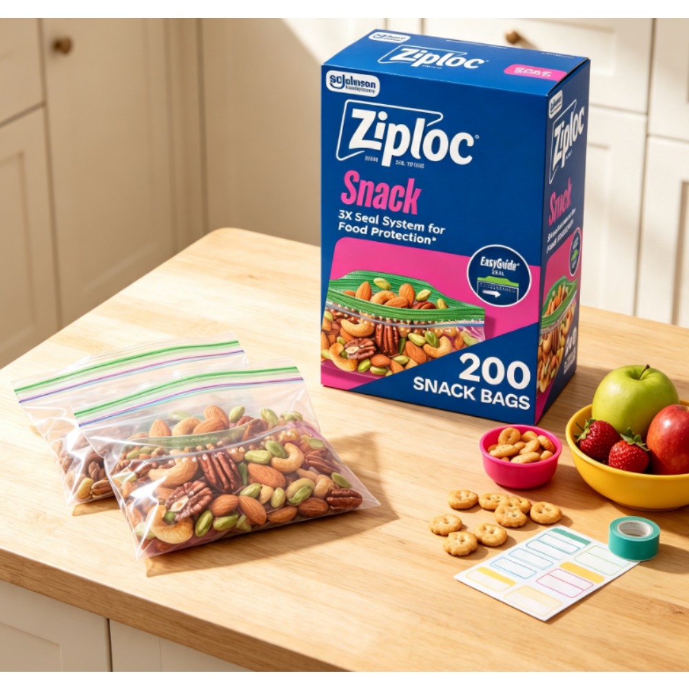 Ziploc® Brand Snack Bags with  - Food Storage Technology 评论和价格