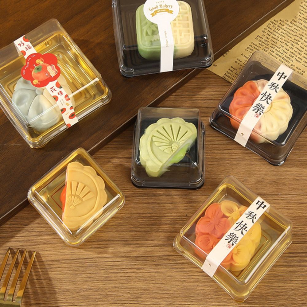 50Pcs 50/75/100g Moon Cake Box - Xmas Food Storage Containers 评论和价格