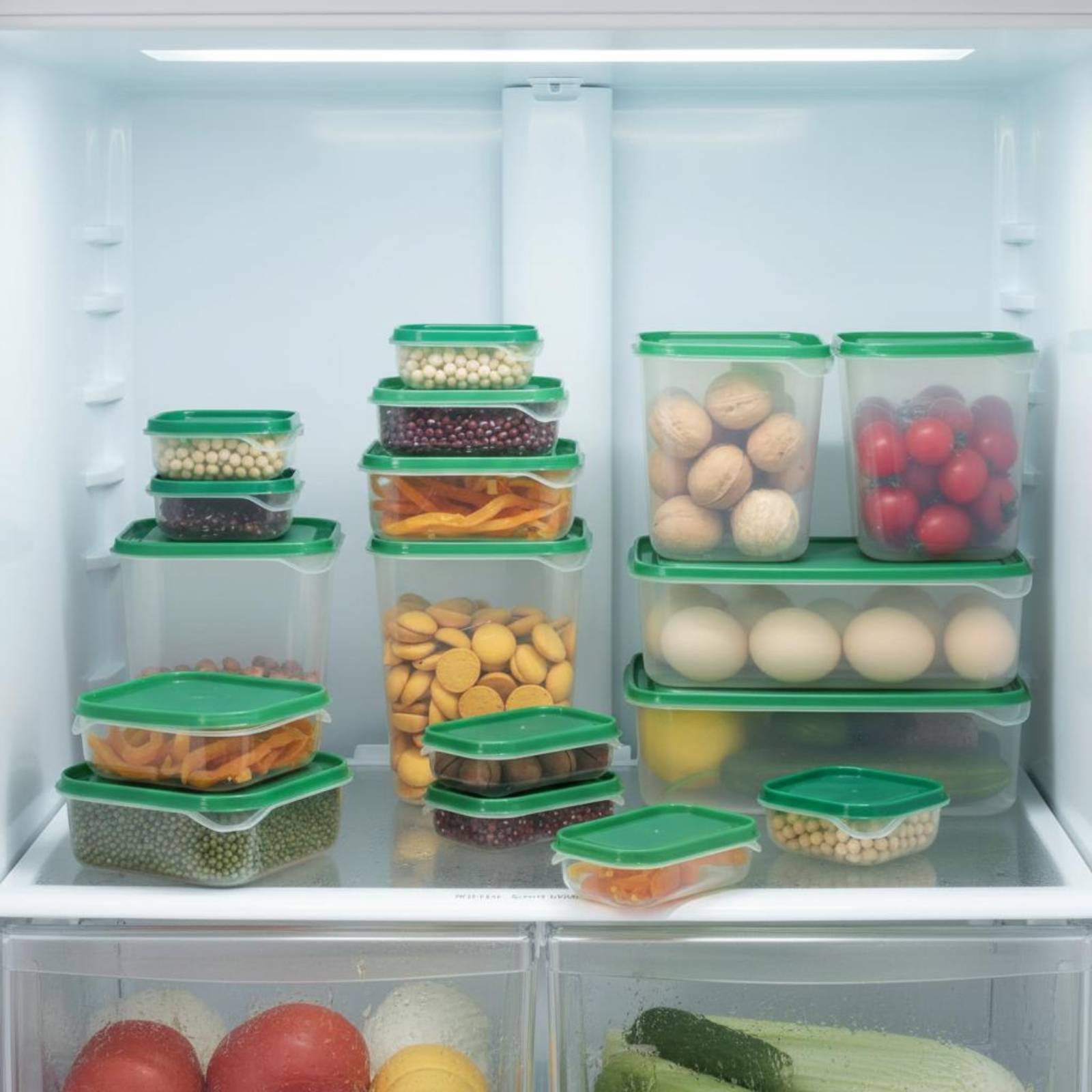 17 Pieces Fridge Storage Box S - Food Storage Containers With Lids 评论和价格