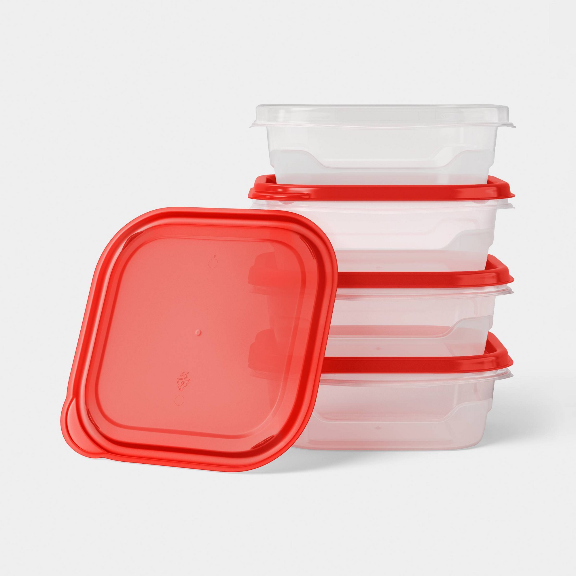4ct Small Square Food Storage  - Food Storage Pantry 评论和价格