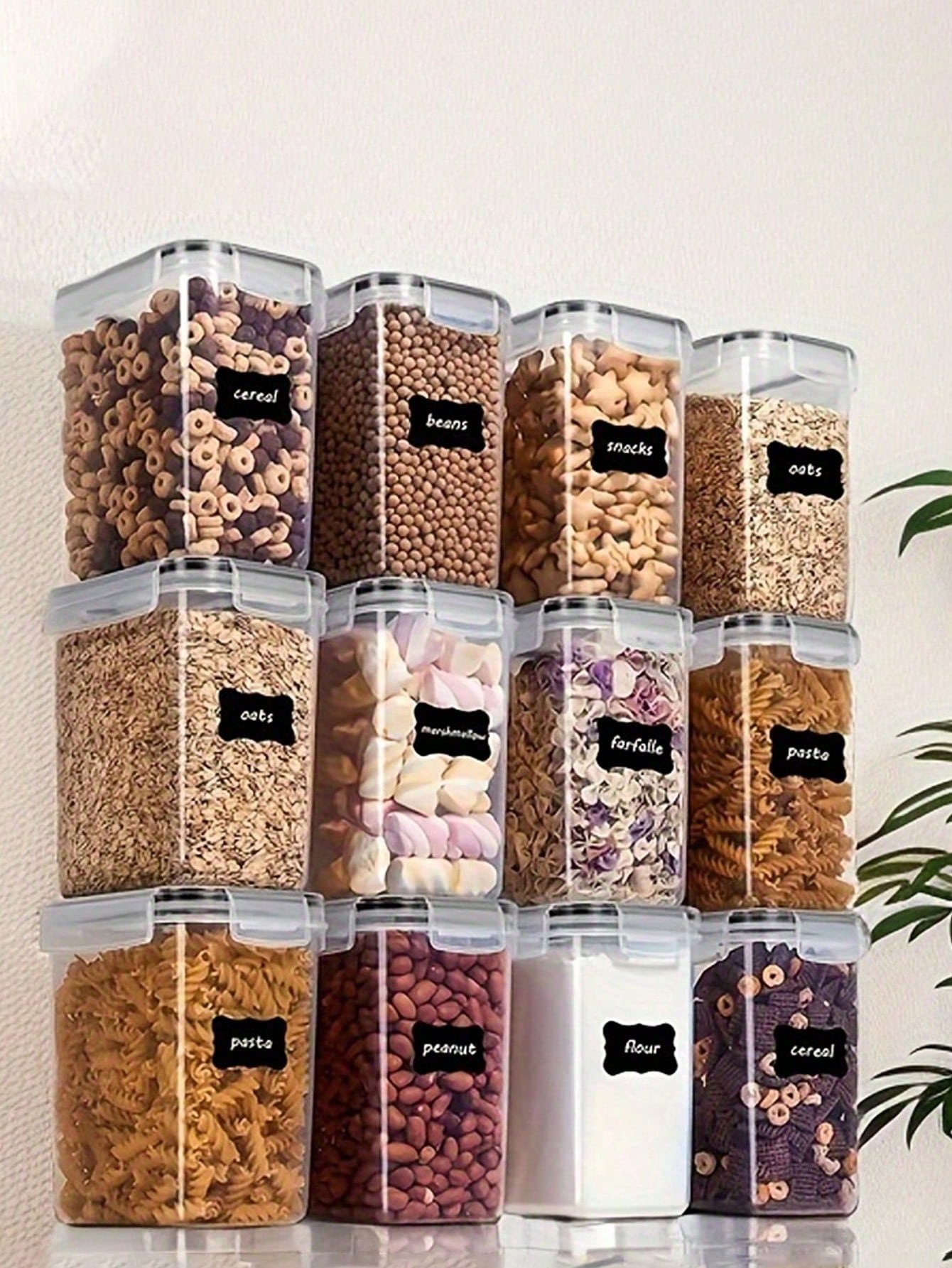 48pcs Airtight Food Storage Co - Food Storage Containers With Lids 评论和价格