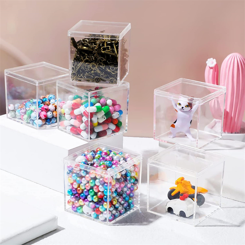 1-20pcs Transparent Acrylic Bo - Xmas Food Storage Containers 评论和价格
