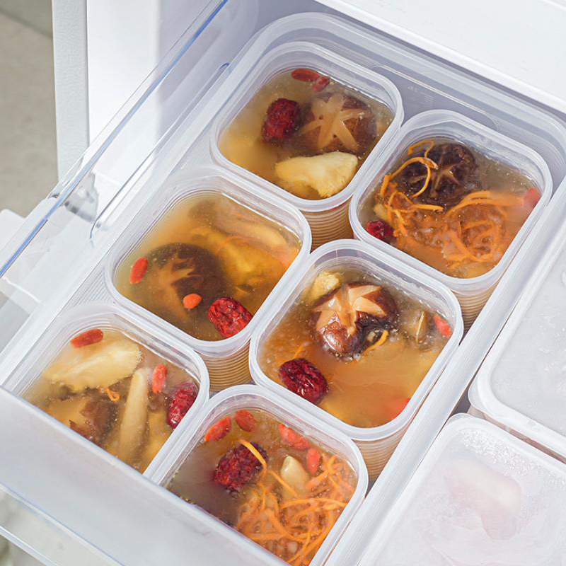 6-Grids Food Storage Container - Food Storage Jars With Lids 评论和价格