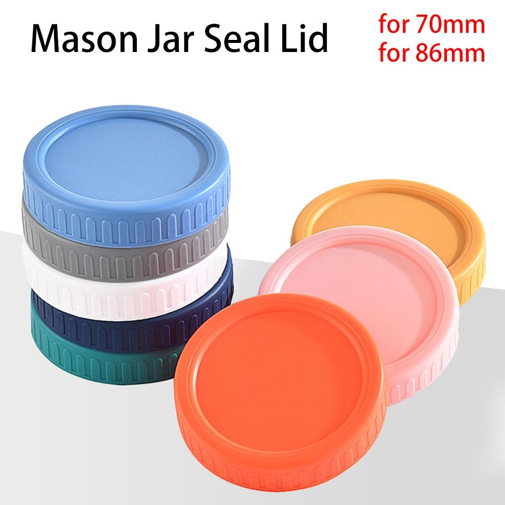 6Pcs 70mm 86mm Mason Jar Lids  - Mason Jar Wide Mouth 评论和价格