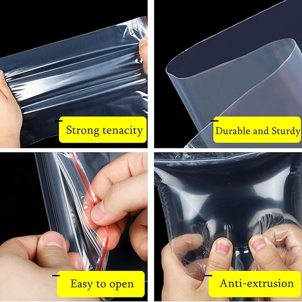 100-1000Pcs Small Zip Lock Pla - Food Storage Locker 评论和价格