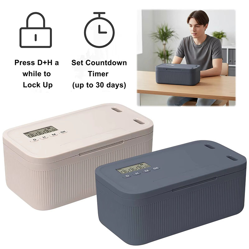 Lock Box with Timer Phone Lock - Food Storage Locker 评论和价格