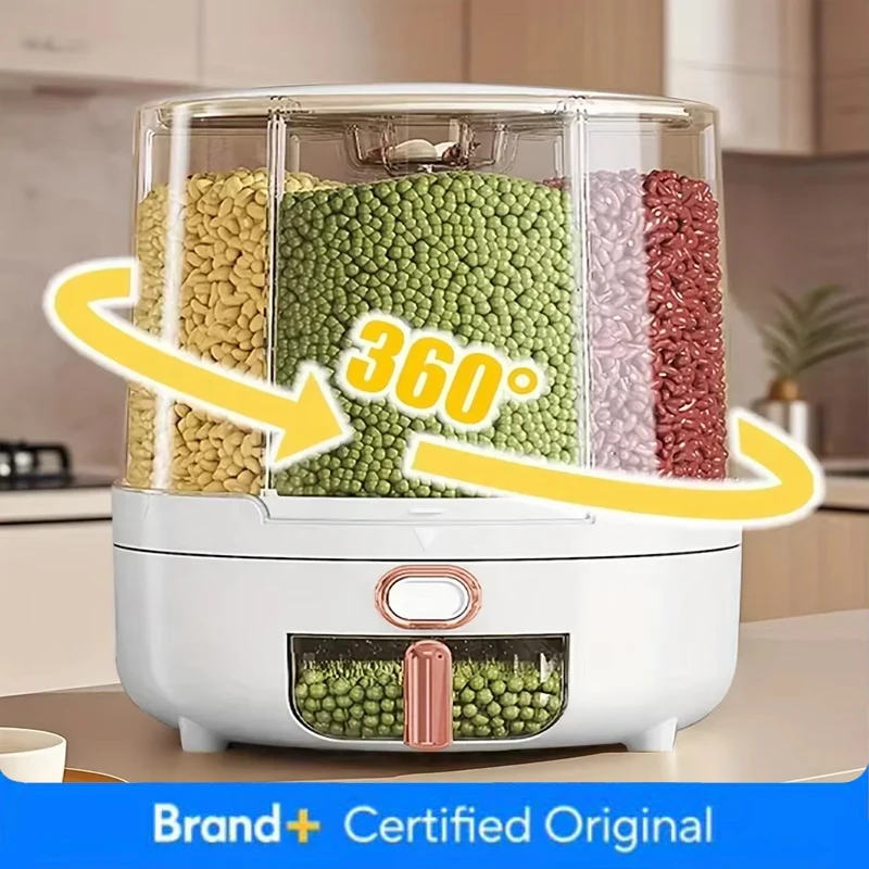 6-Compartment 360° Rotating Ai - Food Storage Pantry 评论和价格