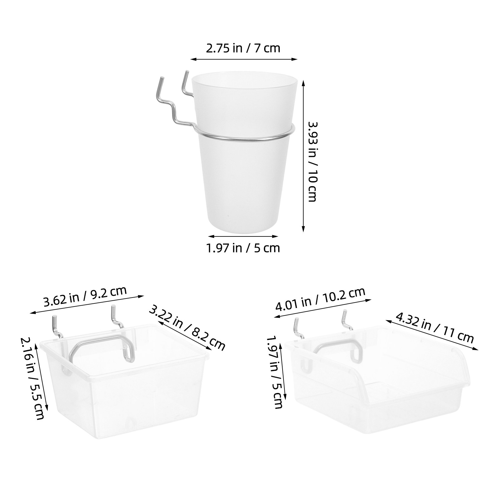 20Pcs Pegboard Storage Bin Org - Food Storage Organizer 评论和价格