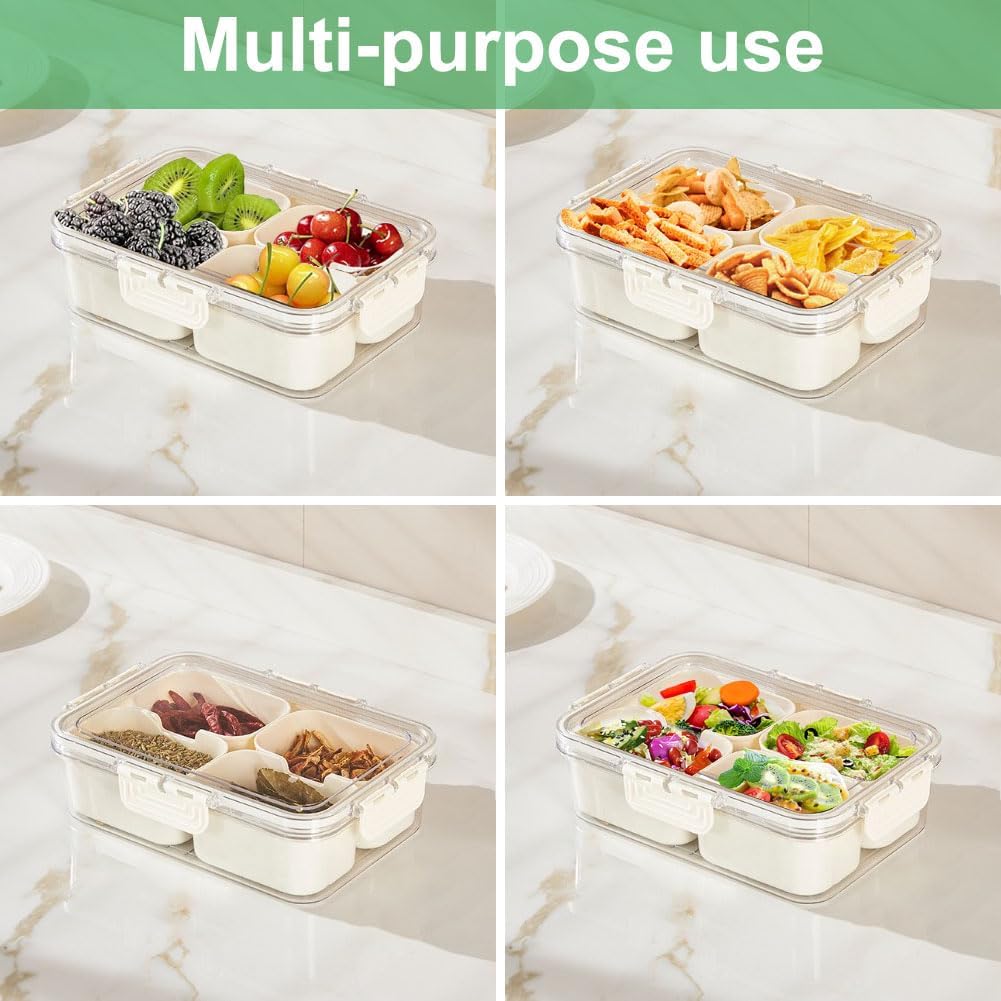 Portable Food Storage Box, Sna - Food Storage Containers With Lids 评论和价格