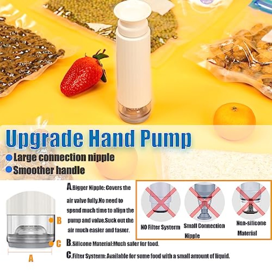 for Sous Vide Bags, Manual Han - Mason Jar Wide Mouth 评论和价格