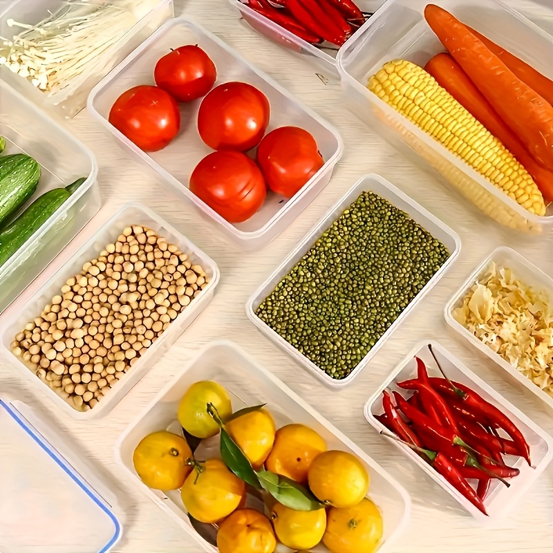 8Pcs Set Includes 4 Containers - Food Storage Cabinet For Kitchen 评论和价格