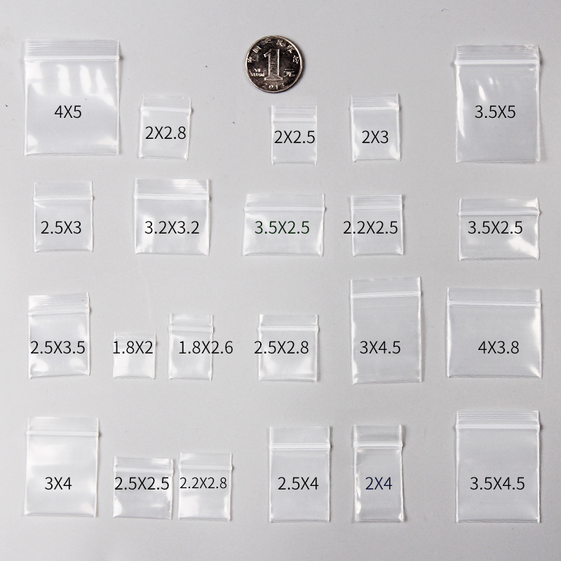100pcs Mini Zip Lock Bags Plas - Food Storage Locker 评论和价格