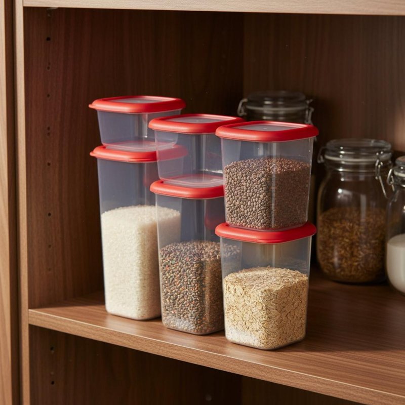 6 Pieces Airtight Food Storage - Food Storage Pantry 评论和价格