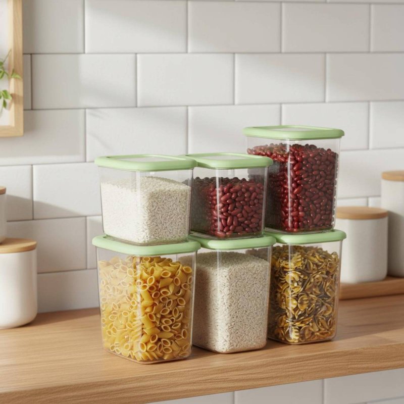 6 Pieces Airtight Food Storage - Food Storage Pantry 评论和价格