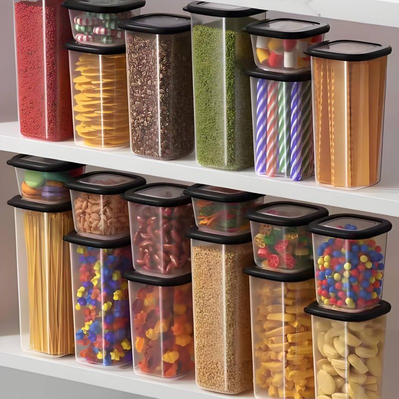 6 Pieces Airtight Food Storage - Food Storage Pantry 评论和价格