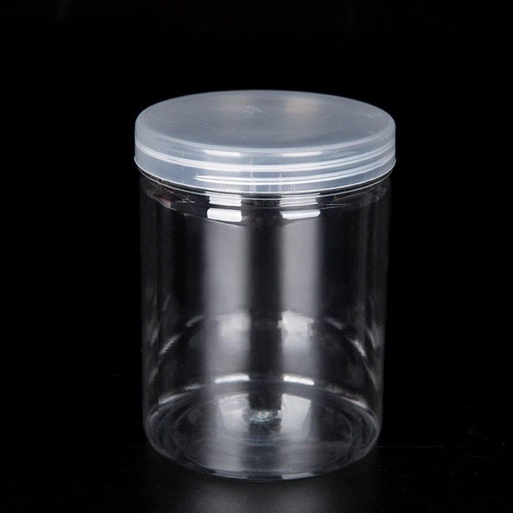 10Pcs Clear High-Grade Plastic - Food Storage Jars With Lids 评论和价格