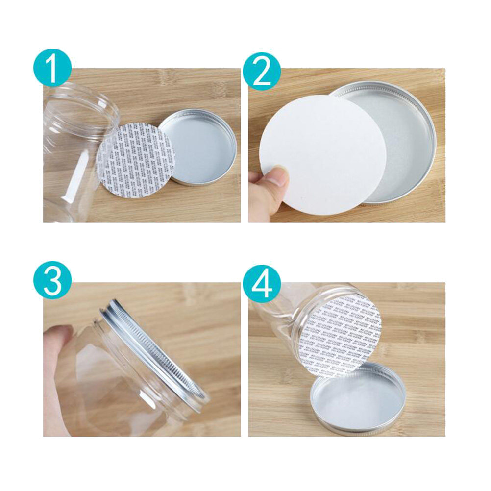 10Pcs Clear High-Grade Plastic - Food Storage Jars With Lids 评论和价格