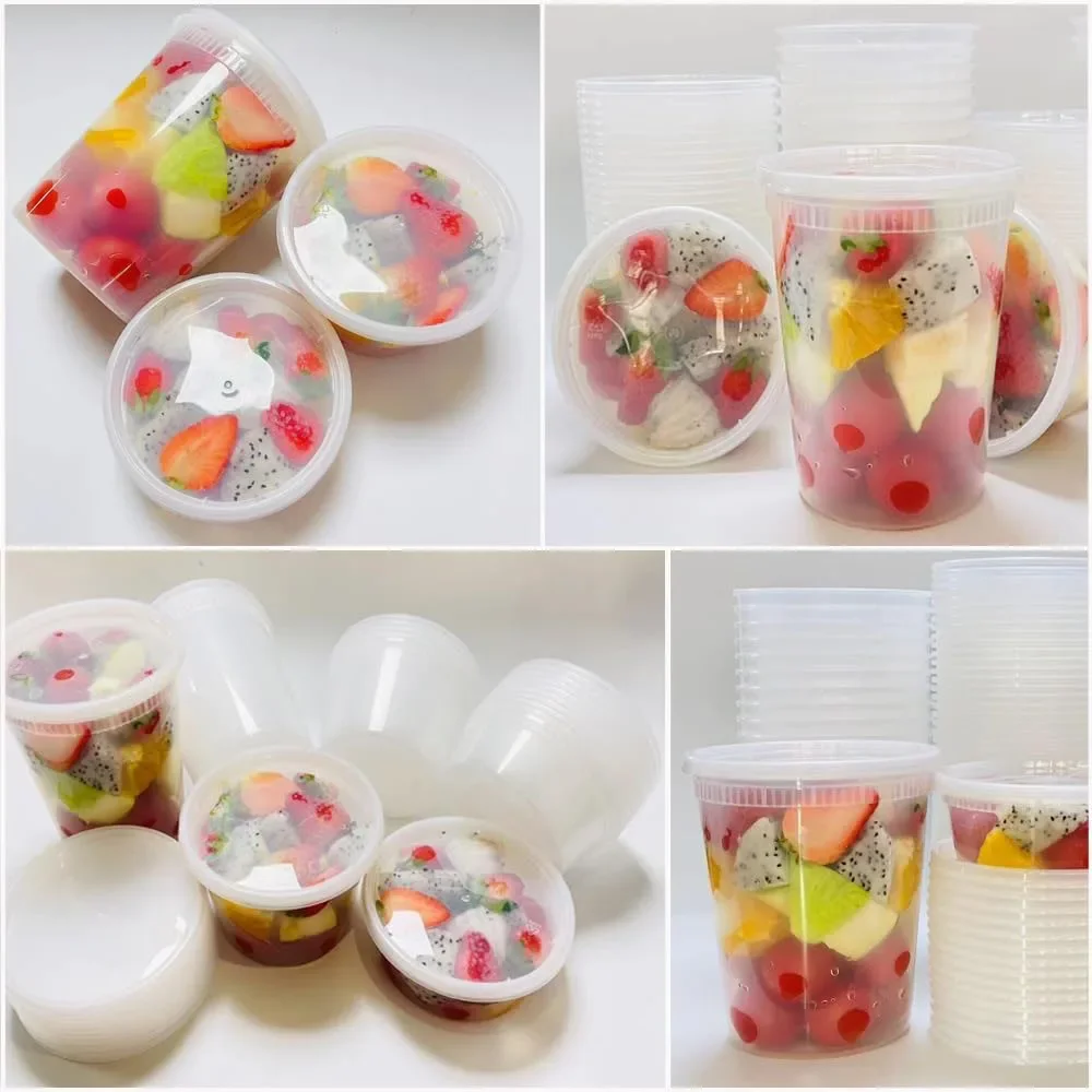 24pcs Deli Food Storage Contai - Food Storage Containers With Lids 评论和价格