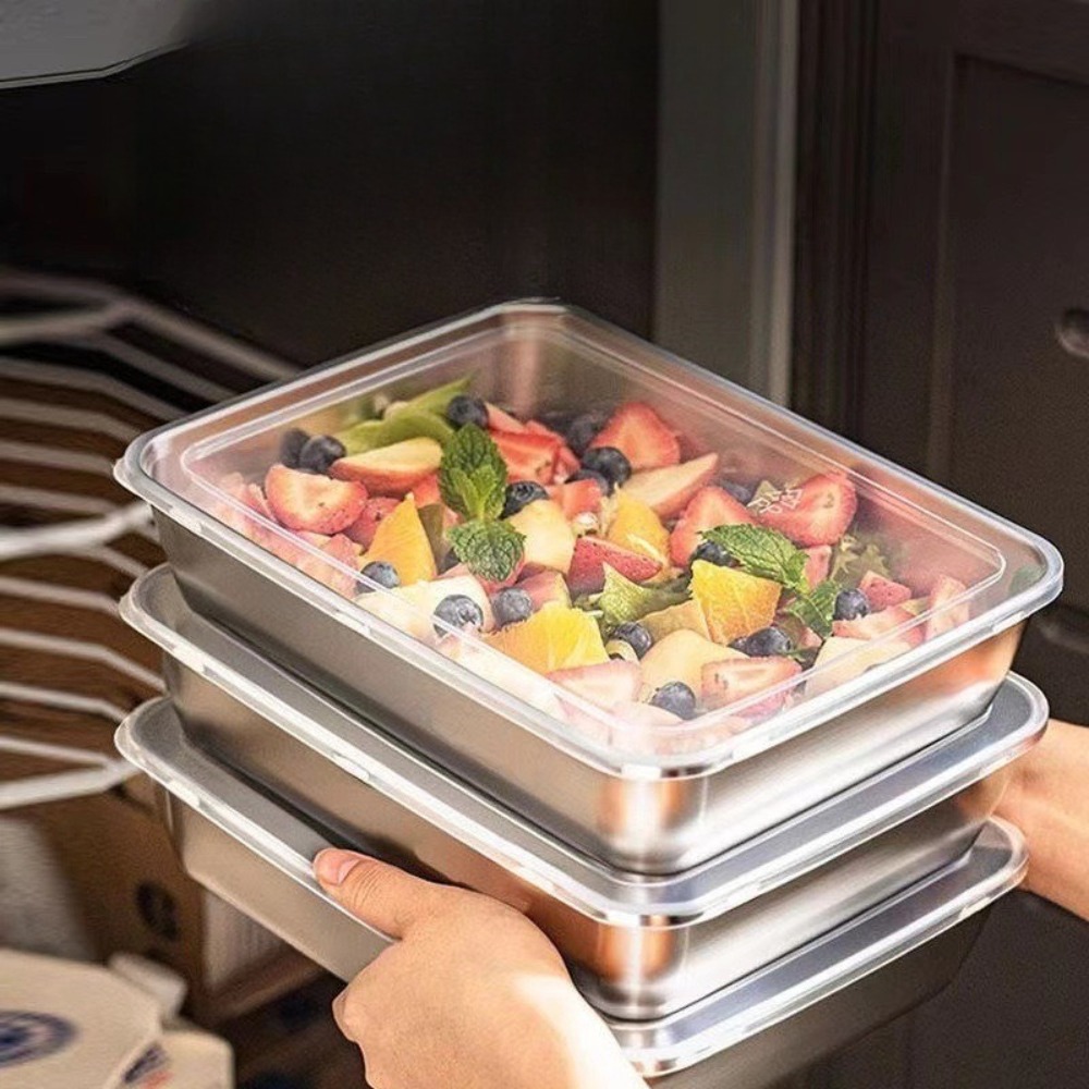 Food Grade Stainless Steel Ser - Food Storage Containers With Lids 评论和价格
