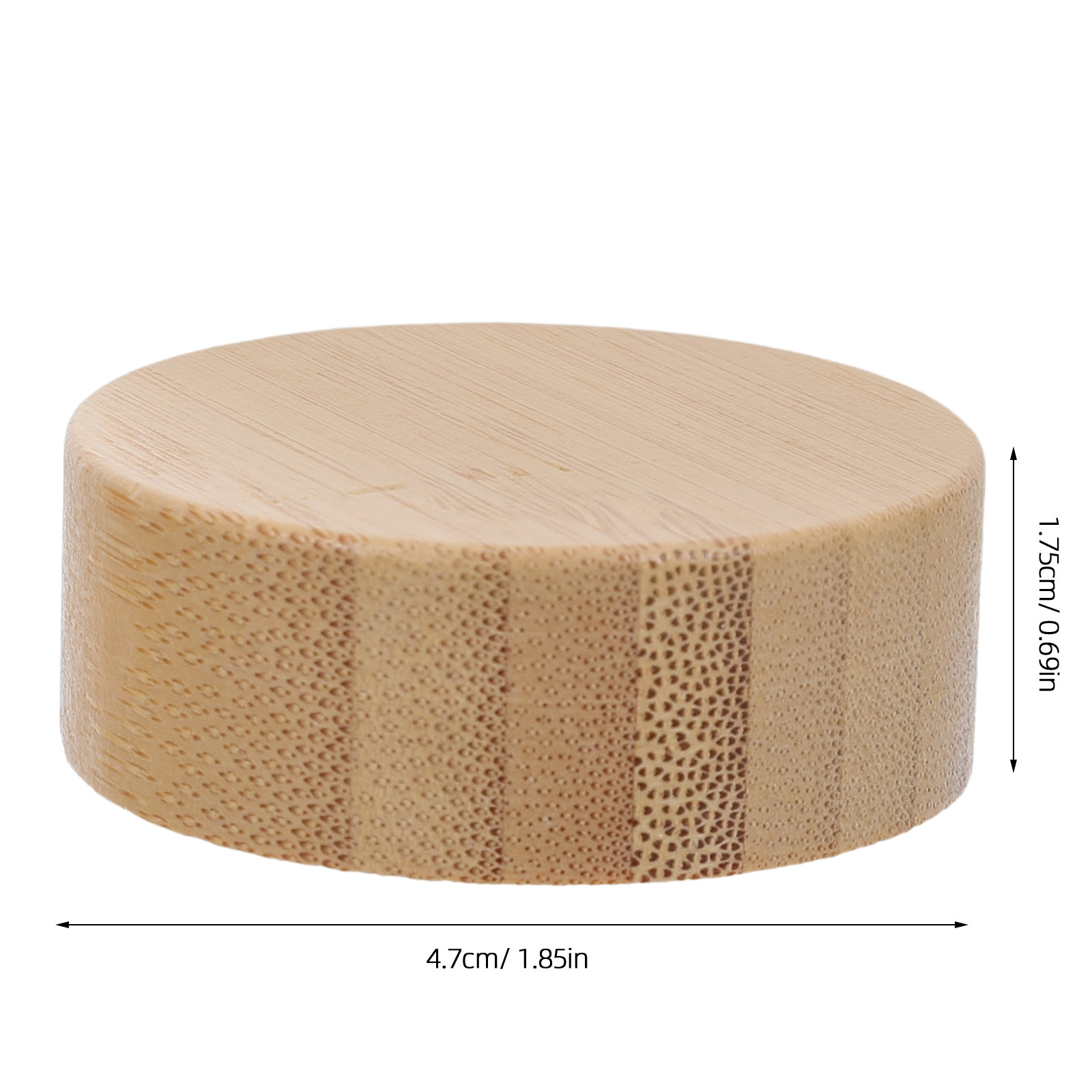 12 Pcs Natural Bamboo Lids Reu - Food Storage Jars With Lids 评论和价格