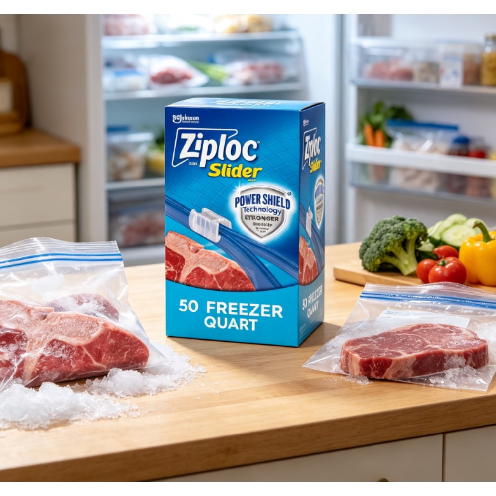Ziploc Brand Slider Freezer Ba - Food Storage Technology 评论和价格
