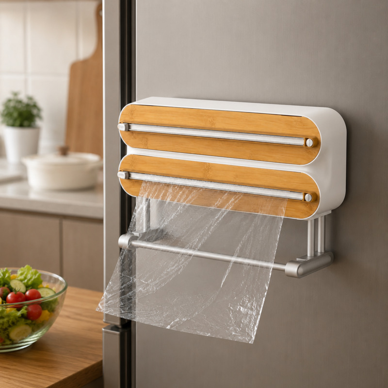 Magnetic Food Wrap Cutter Disp - Food Storage Cabinet For Kitchen 评论和价格