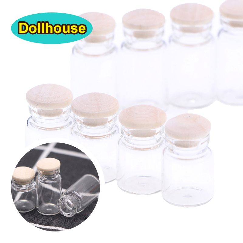 4Pcs 1:12 Dollhouse Miniature  - Food Storage Jars With Lids 评论和价格
