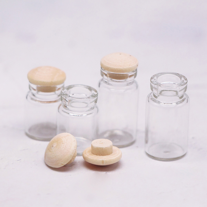 4Pcs 1:12 Dollhouse Miniature  - Food Storage Jars With Lids 评论和价格