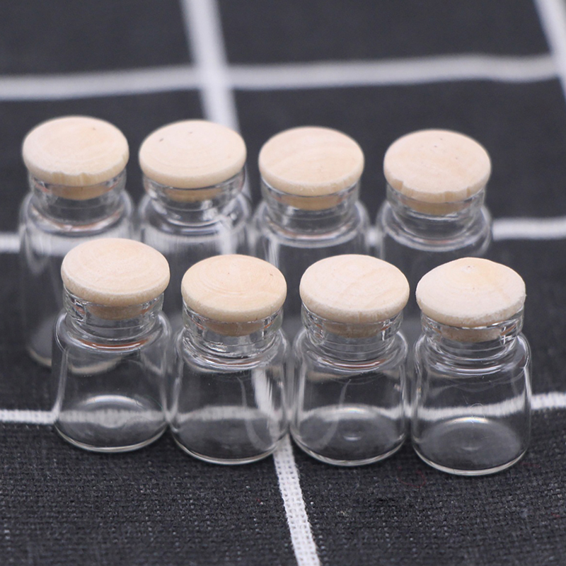 4Pcs 1:12 Dollhouse Miniature  - Food Storage Jars With Lids 评论和价格
