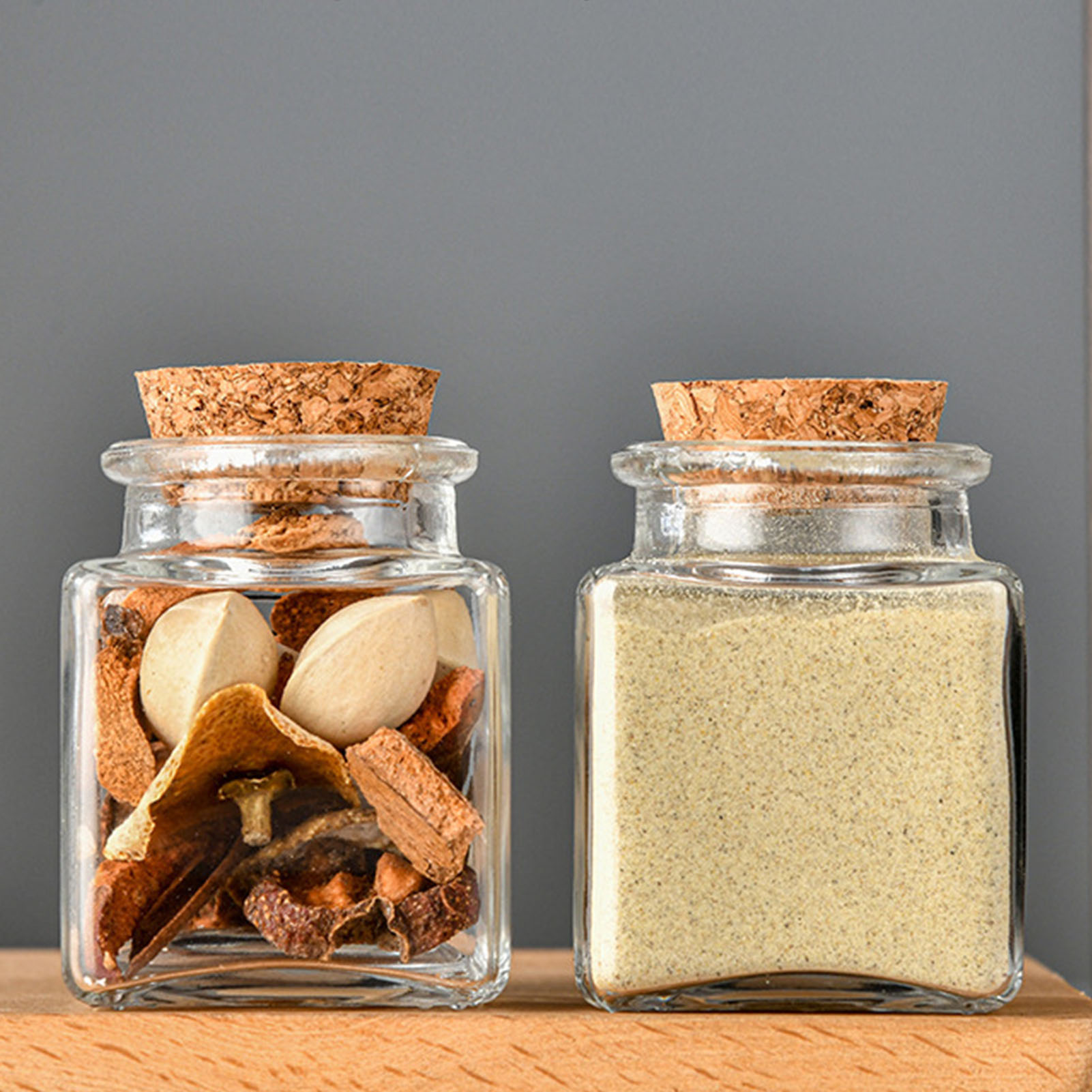 1/5/10Pcs Glass Storage Jars K - Food Storage Jars With Lids 评论和价格