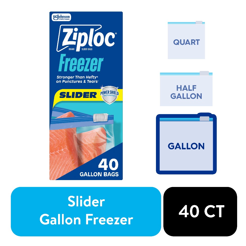 Ziploc Brand Slider Gallon Fre - Food Storage Technology 评论和价格
