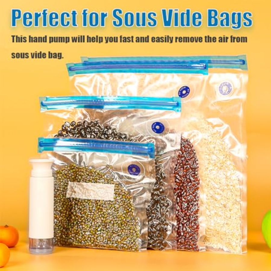 Hand Pump for Sous Vide Bags,  - Mason Jar Wide Mouth 评论和价格