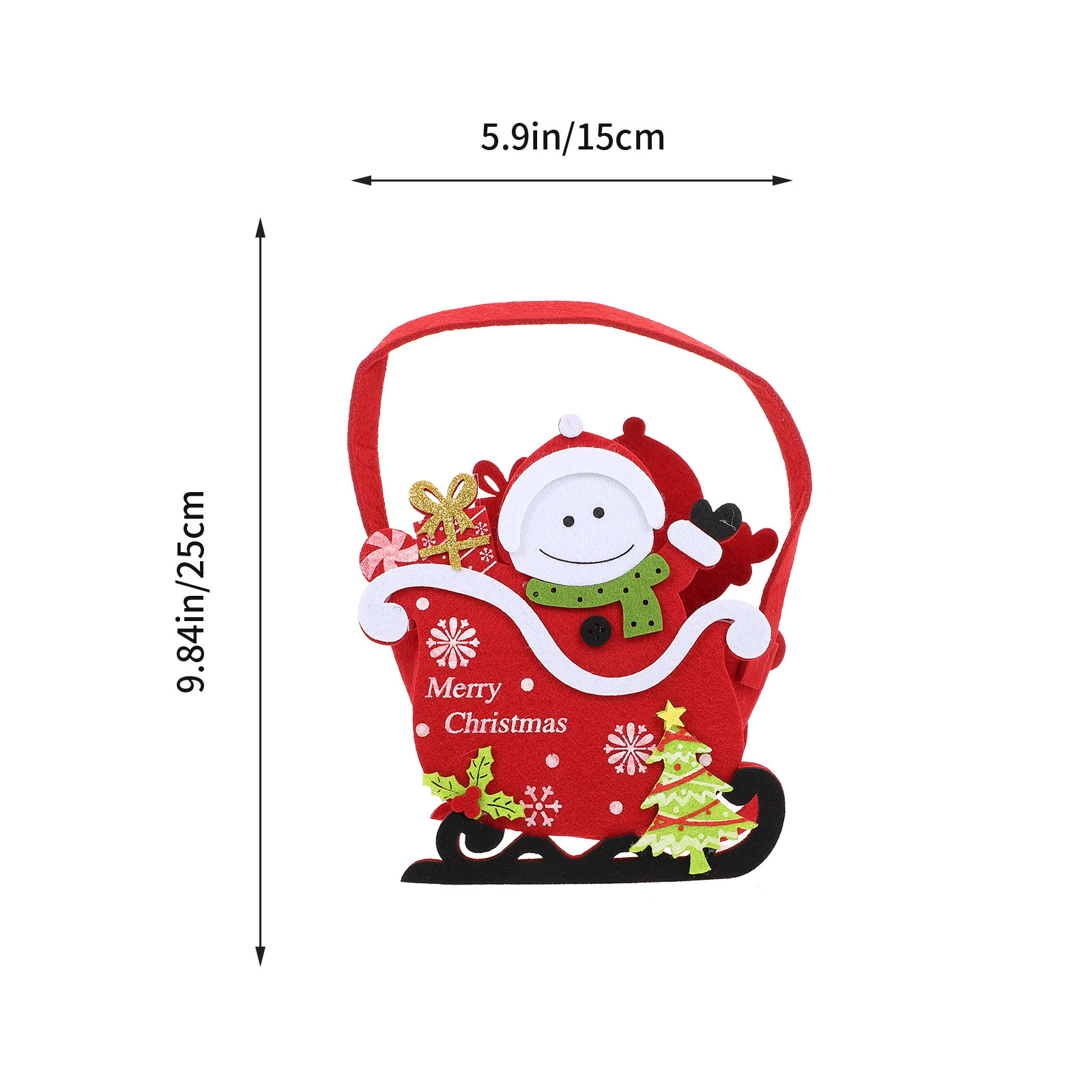 1Pcs Christmas Candy Basket Xm - Xmas Food Storage Containers 评论和价格