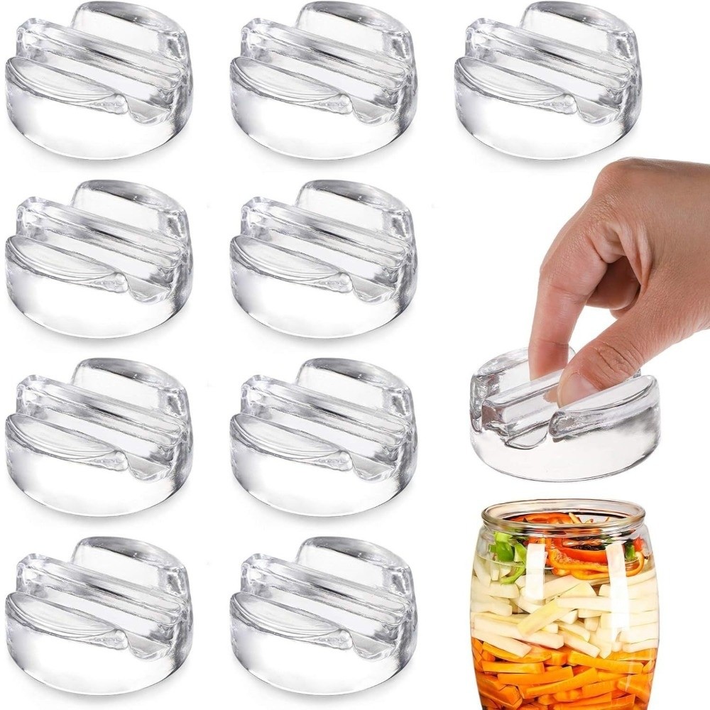 Fermented Glass Weights with H - Mason Jar Wide Mouth 评论和价格