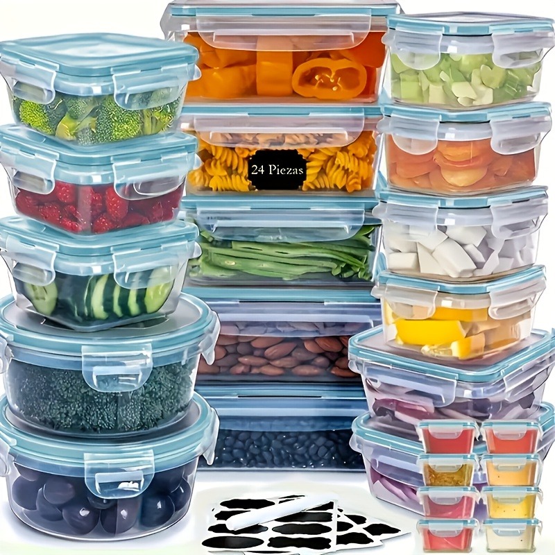 48PCS BPA-Free Food Storage Se - Food Storage Pantry 评论和价格
