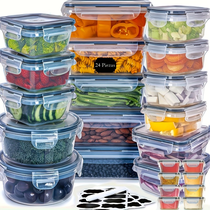 48PCS BPA-Free Food Storage Se - Food Storage Pantry 评论和价格