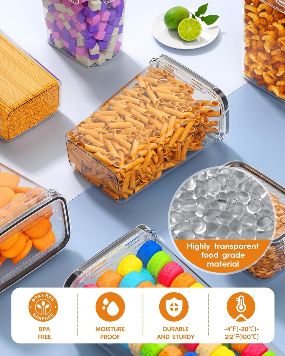 24 PCS Airtight Food Storage C - Food Storage Plastic 评论和价格