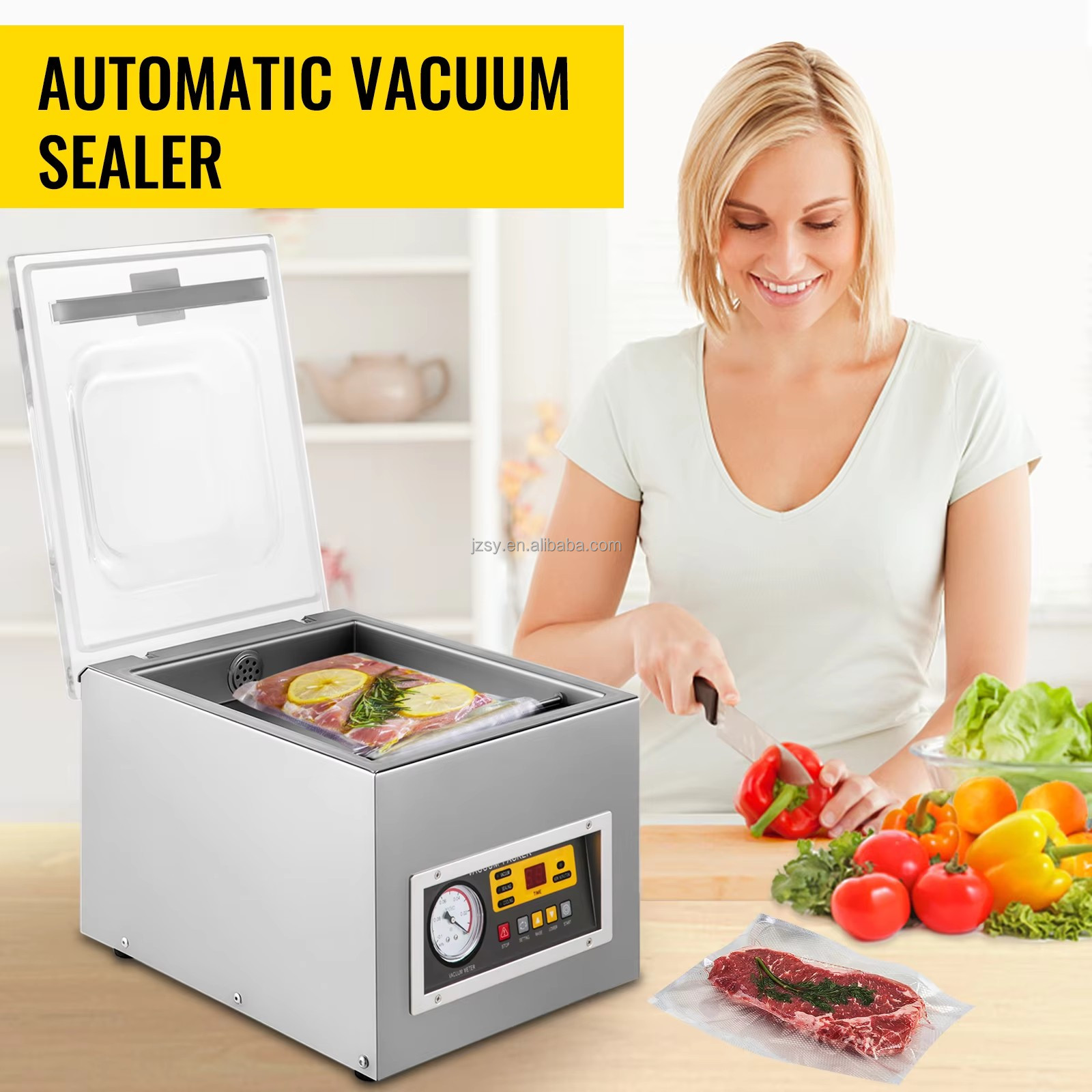 Vacuum Packing Machine Commerc - Food Storage Plastic 评论和价格